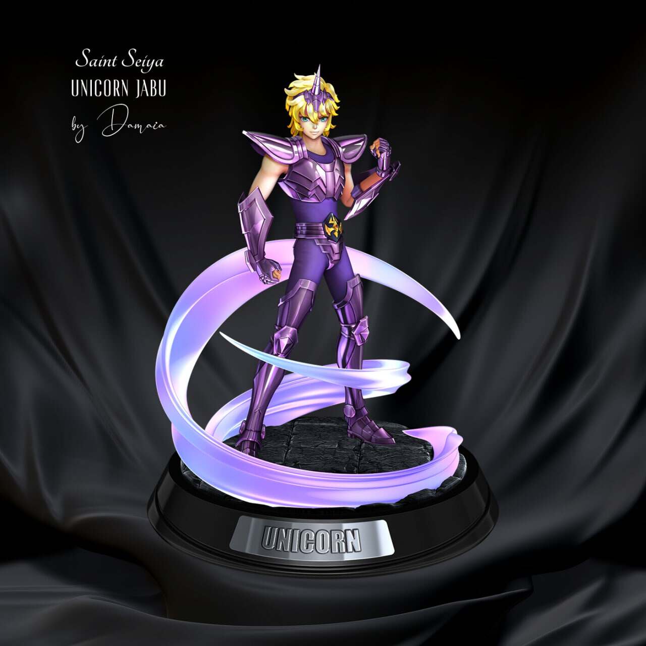 麒麟座 独角座青铜圣斗士 邪武 已分件 3d模型stl文件