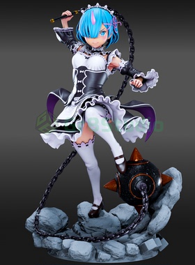 《从零开始的异世界生活》‌雷姆 Gr8版 已分件 3D模型Stl文件