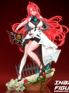 虚拟主播 %伊丽莎白·露丝 Inari版 已分件 3D模型Stl文件