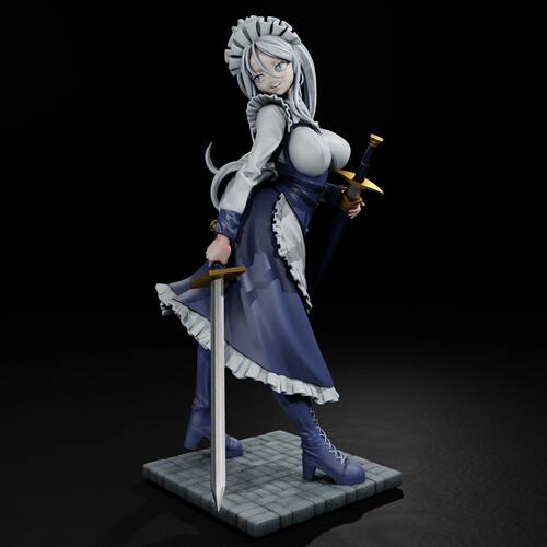 《转生为第七王子》希尔法(双体版) 已分件 3D模型Stl文件