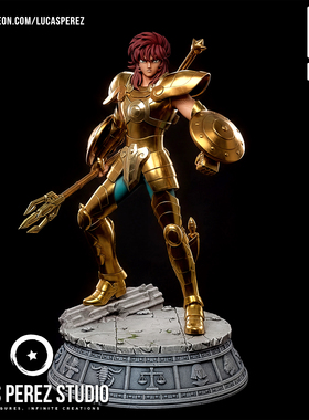 圣斗士星矢 天秤座童虎2 LucasPerez版 ‌已分件 3D模型Stl文件