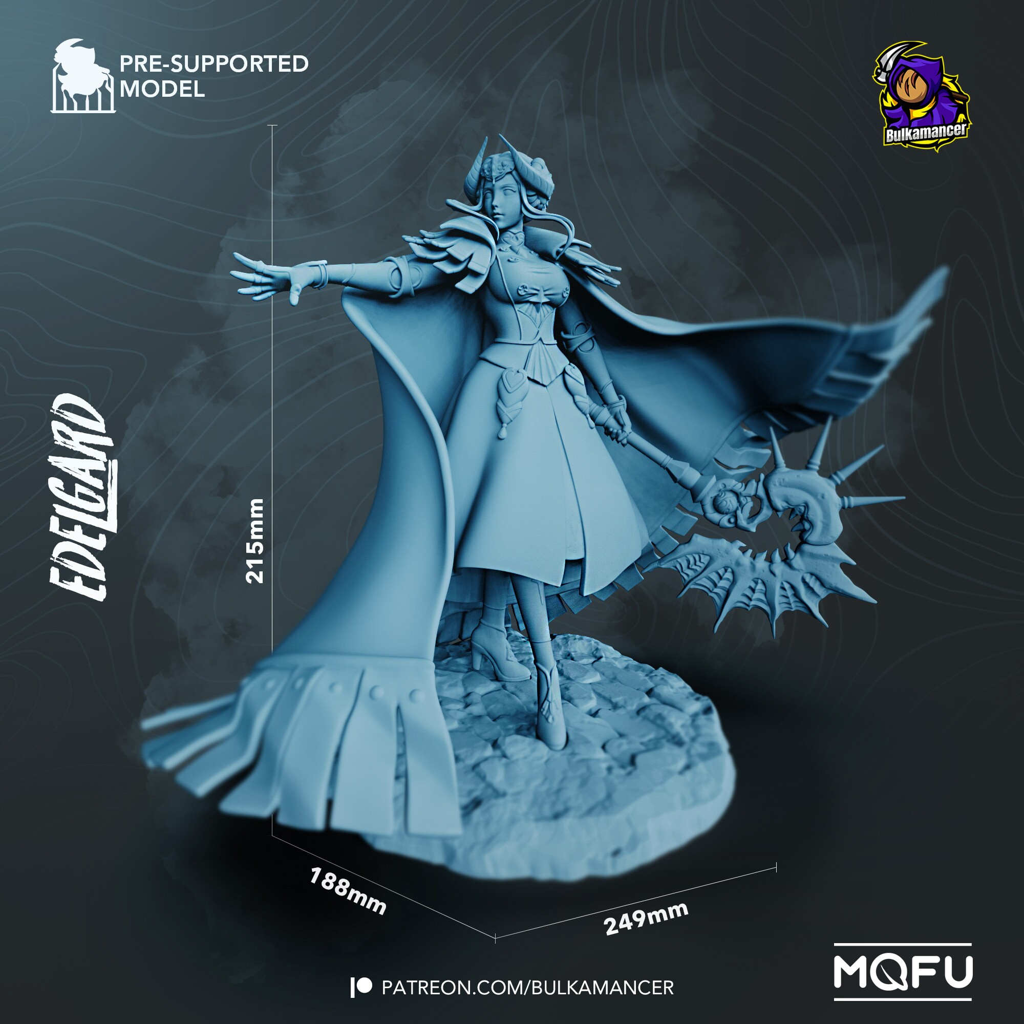 《火焰纹章风花雪月》艾黛儿贾特 已分件 3D模型Stl文件