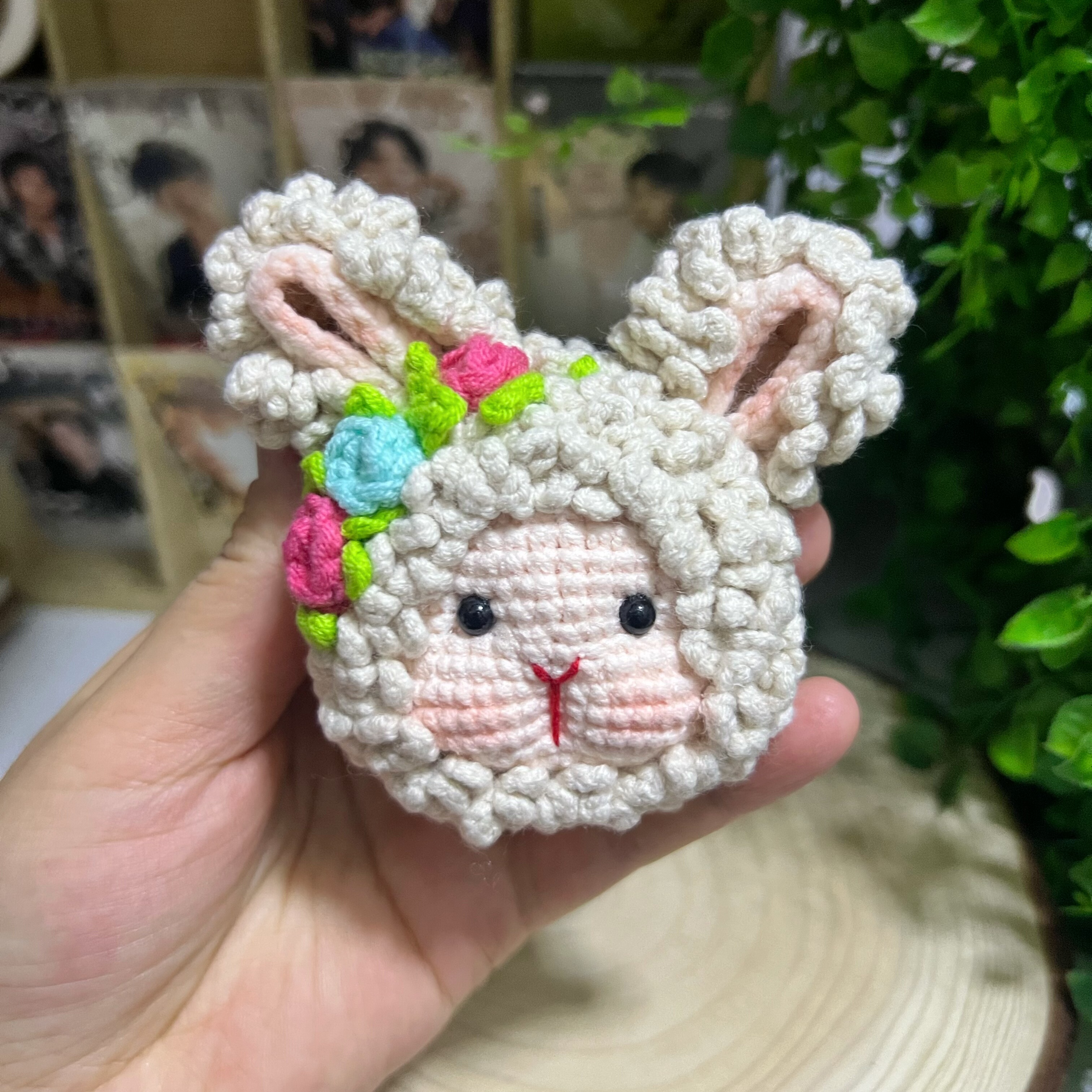 【成品】毛线钩织可爱古力羊小羊挂件钥匙扣包包挂饰情人节礼物,服饰配件/皮带/帽子/围巾,DIY编织材料包,淘宝优惠券,粉丝福利购,淘宝优惠卷