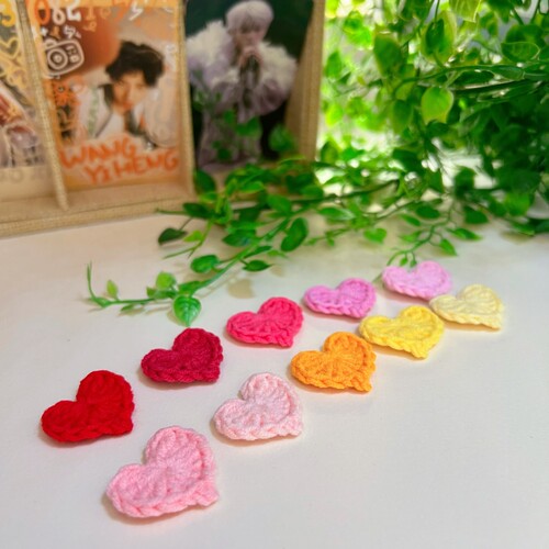 【成品】纯手工毛线花钩针花朵diy手工发夹胸针服装辅料饰品配件