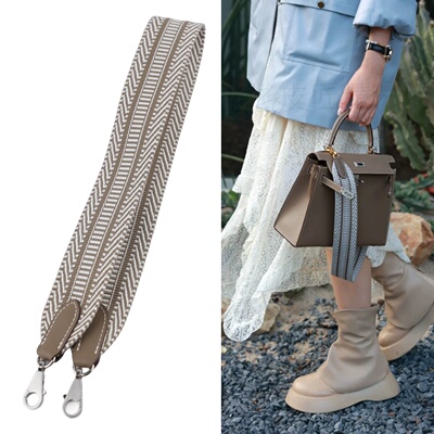 老皮匠大象灰凯莉宽肩带kelly包带斜挎单肩伊芙琳腋下改造替换