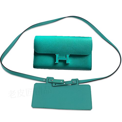 适用于Kell7F孔雀蓝钱夹Constance钱包改造皮肩带可单肩斜跨包带