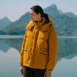 Smart RESEED 800蓬松度 日标95%白鹅绒 Chic 撞色连帽羽绒夹克