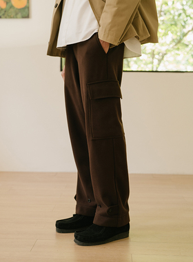 RESEED 双层慵懒风休闲直筒宽松阔腿长裤 美式复古 | Smart Chic