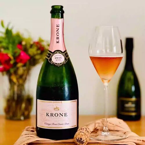 南非名家 KRONE皇冠酒庄传统法桃红年份起泡葡萄酒约会婚礼