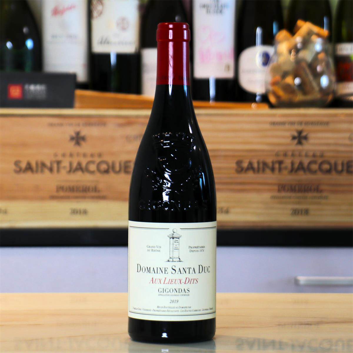 品酒之王RP93 圣杜卡酒庄奥丽迪干红葡萄酒歌海娜法国罗纳河谷GSM