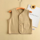 洋气 韩版 宝宝马甲春秋薄款 婴儿单层纯棉小马夹儿童坎肩外穿春季