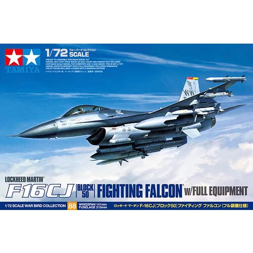 田宫拼装飞机模型F-16CJ战隼