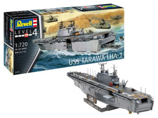 津卫模谷 利华Revell05170 1/720美国塔拉瓦1号TarawaLHA-1攻击