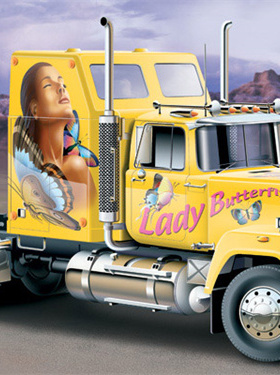 津卫模谷 意大利 ITALERI 3820 1/24美国 SUPERLINER 牵引卡车头