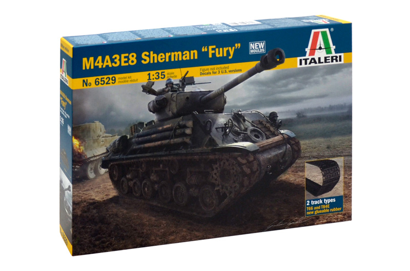 ITALERI坦克模型M4A3E8谢尔曼