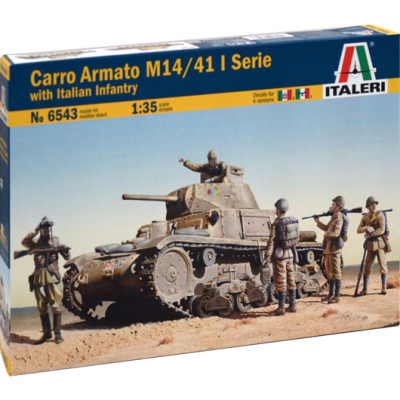 ITALERICarroArmatoM14/41坦克