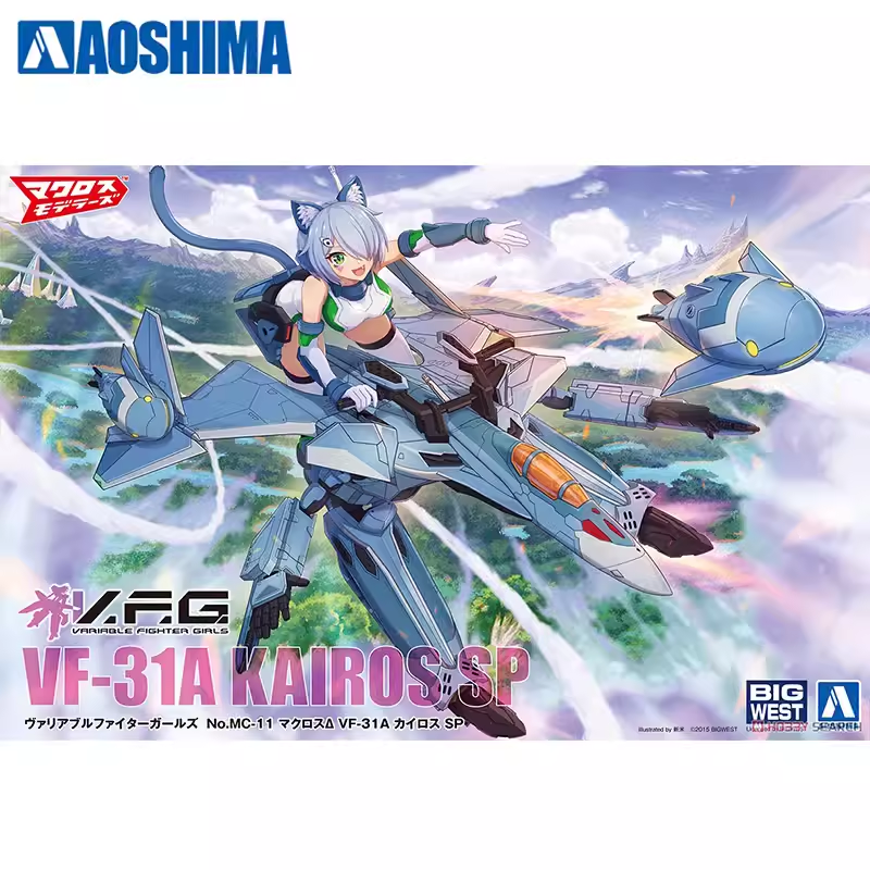 津卫模谷 青岛社06522 超时空要塞 机娘 DELTA VF-31A 卡伊洛斯SP