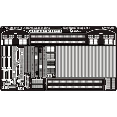 联合拼装改造蚀刻片码头情景建筑