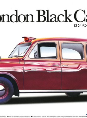 津卫模谷 青岛社05967 1/24 FX-4 London Black Cab 68  拼装模型