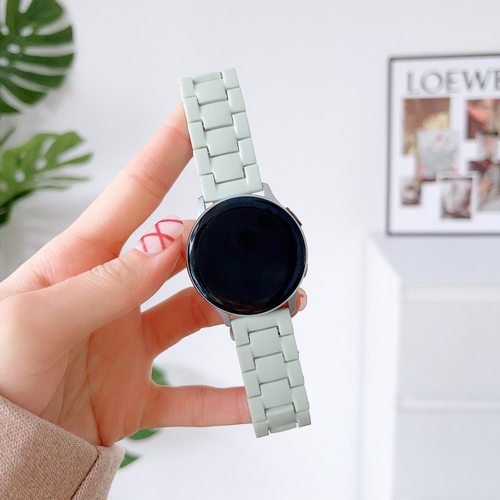 适用华为watchgt4表带树脂新款华为gt4表带荣耀手表magic2纯色gt5