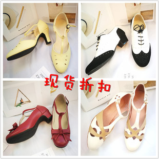 33到37码 特价 swing春秋镂空款 女鞋 头层牛皮女鞋 现货清仓摇摆舞鞋