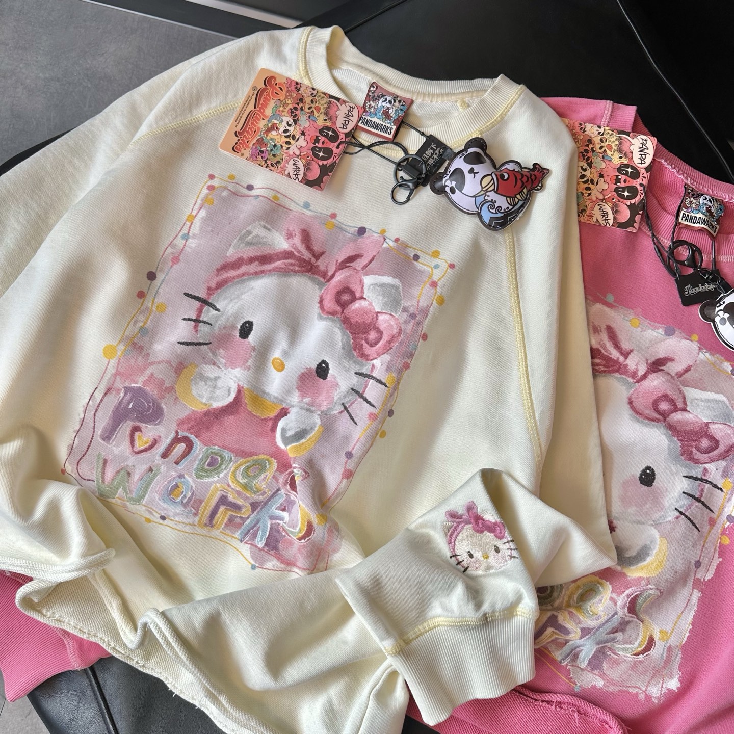 pandawarks熊猫家毛圈卫衣女秋冬