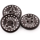 圆形棕色纽扣儿童可爱卡通木头纽扣外套毛衣大衣 睡衣家居服扣子