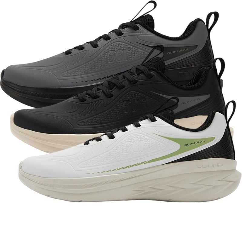 361度跑步鞋男鞋减震厚底鞋2025