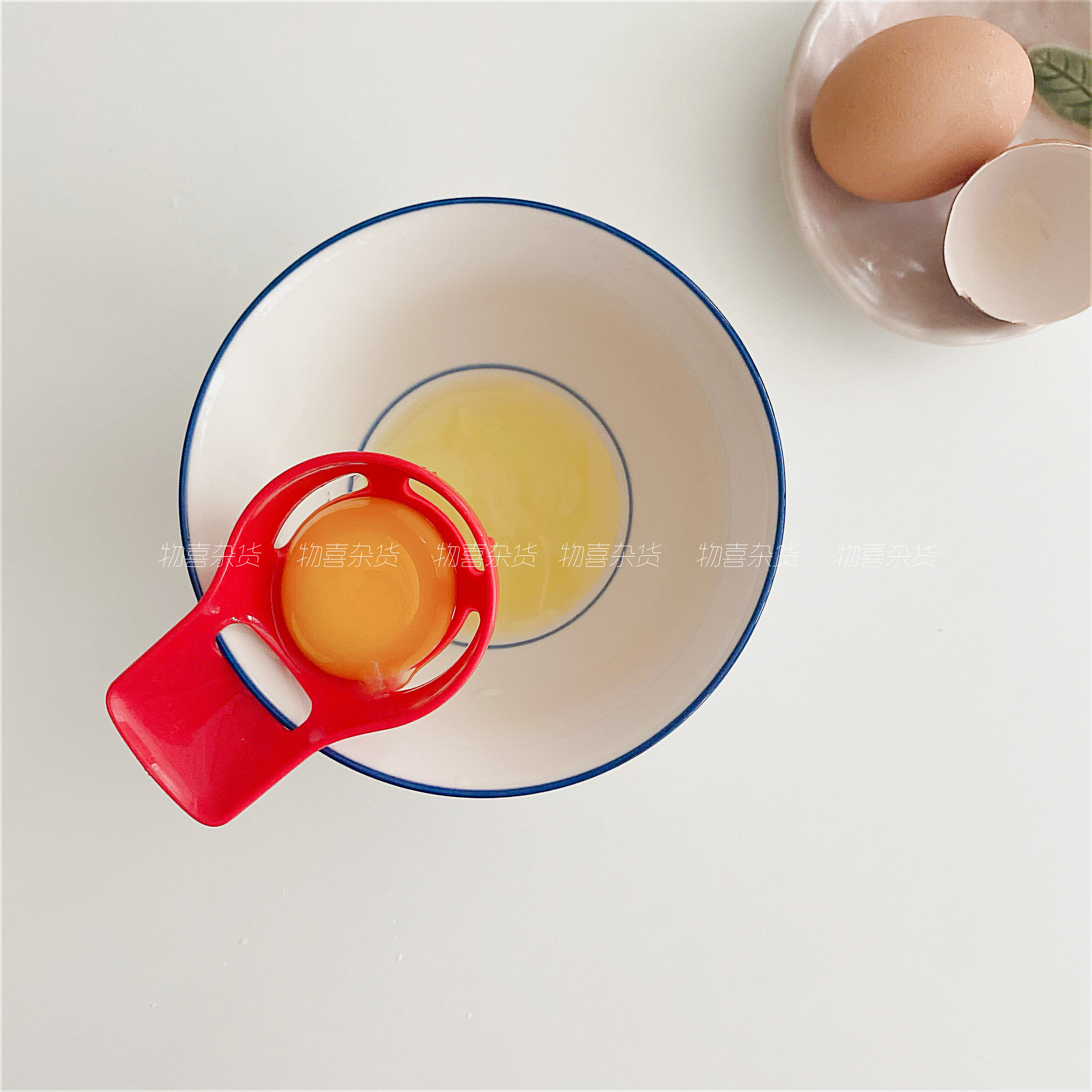 【清仓】日本进口蛋清蛋黄分离器过滤器可爱 蛋黄蛋白自动过滤器