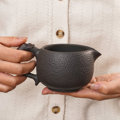 建水紫陶公道杯分茶器