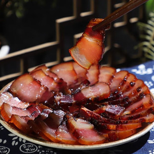 梦逸香环江香猪腊肉500g袋装传统手工熏制真空包装