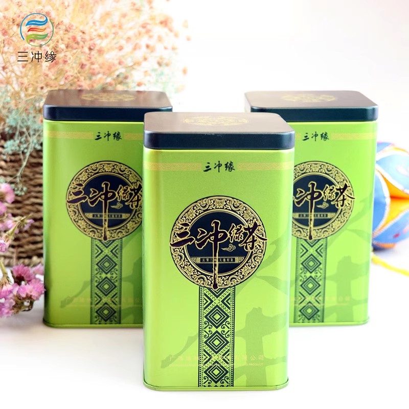 三冲缘银螺绿茶 广西隆林茶叶 嫩芽茶叶250g罐装