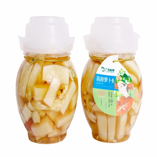 道百岁广西靖西高原萝卜480g/800g瓶装即食酱菜泡菜拌饭佐餐
