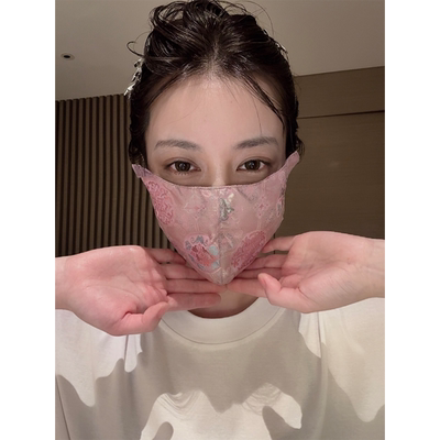 WEIQIN China 匠心纯手工 香云紗 雙面口罩  亲肤 防晒 限量