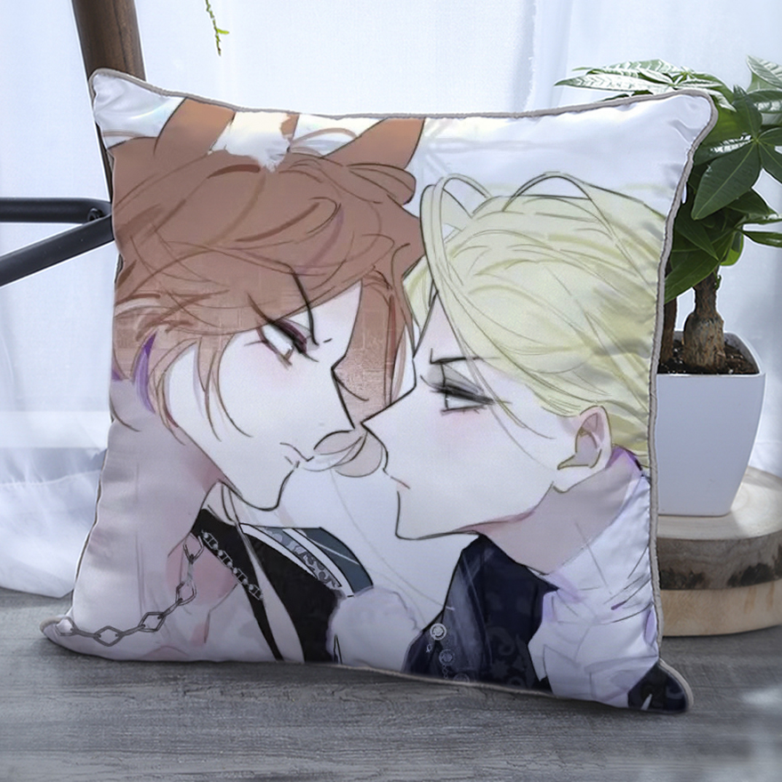非友人关系抱枕二次元动漫周边枕头卡通定制床头靠枕送学生日礼物