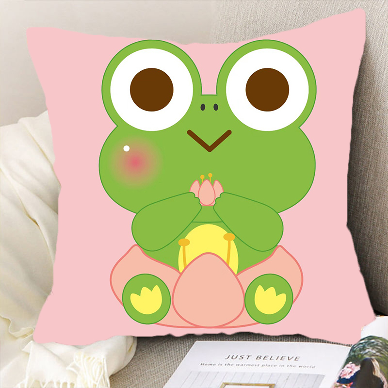 青蛙抱枕简约车载靠垫