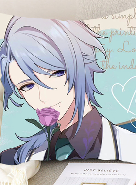 原神抱枕周边白色情人节胡桃甘雨可莉万叶钟离魈神里凌华动枕头