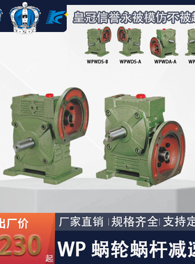 WPWDA/WPWDS50 60 70 80 100 120 155-250卧涡轮涡杆减速机变速箱