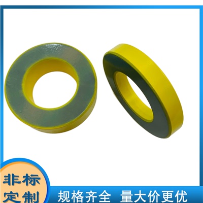 T400-6铁粉芯磁环 外径102mm 黄黑色磁环KT400-6