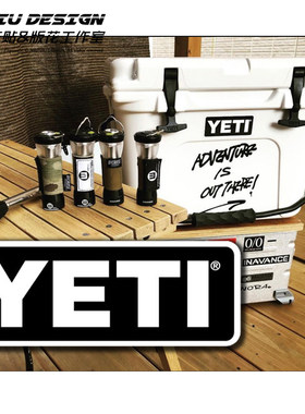 YETI野营 巴塔helinox户外露营房车chums反光收纳箱车贴