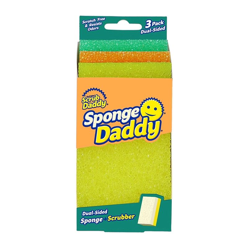 Scrubdaddy笑脸海绵擦魔力清洁擦厨房去污擦洗碗布杯刷不粘锅专用