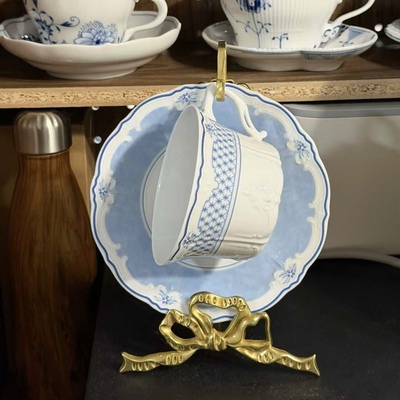 德国狮牌咖啡杯茶杯碟家用陶瓷餐具釉中彩轻奢套装男爵夫人系列