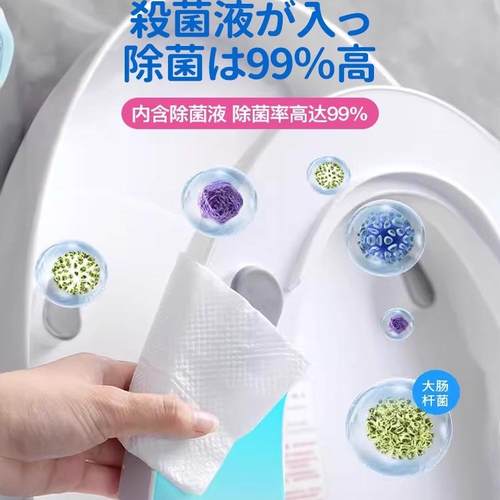 CONDOR日本进口湿巾家用厕所马桶消毒湿巾便携式卫浴湿巾擦手湿巾