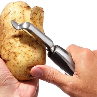 OXO水果削皮刀家用多功能厨房不锈钢打皮刀果蔬去皮神器刮皮器