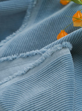 纯棉服装田园文艺加厚软垂面料