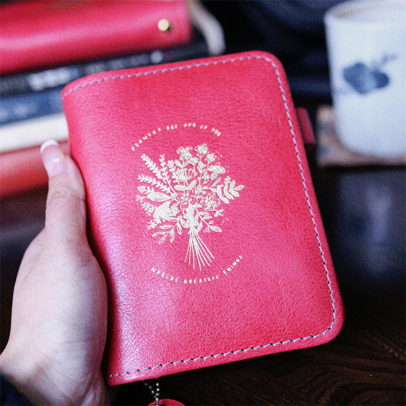 新品头层牛皮活页手帐本A7奇葩A6多功能旅行情人节礼物款