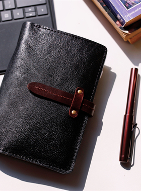 真皮银行定期存单收纳本多功能卡片票据相片收集册户口存折活页本