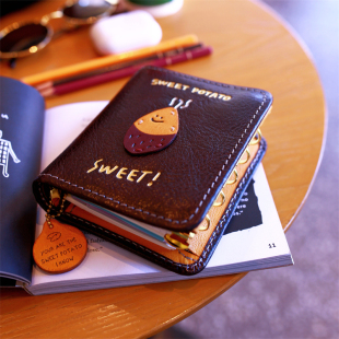 原创新品 真皮活页m5A7A6奇葩A5Slim多功能创意会议旅行双环记事本