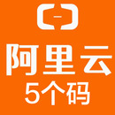 5个码 无需绑定ID 网站 APP 阿里云服务 域名 阿里云授权