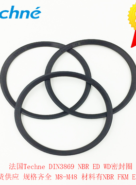 原装正品法国Techne DIN3869 NBR ED WD密封圈垫片M8~M48现货供应
